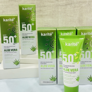 Bloqueador y Bronceador De Aloe Vera Con Color - Spf 50 Karite