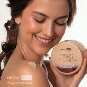 crema hidratante corporal con brillo