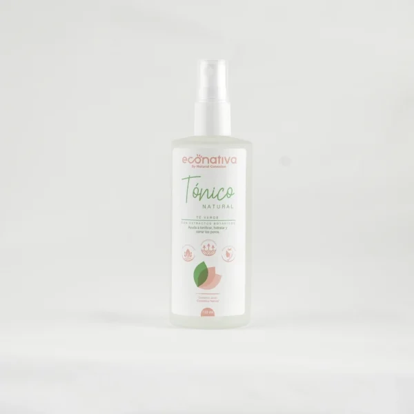 Tonico y astringente facial de te verde para piel grasa