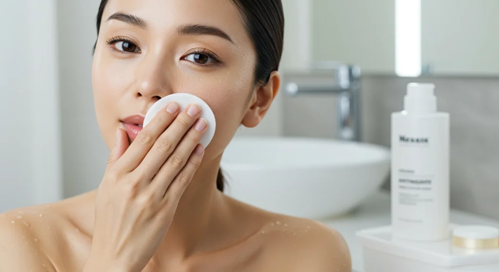 Locion astringente para limpiar y refrescar el cutis